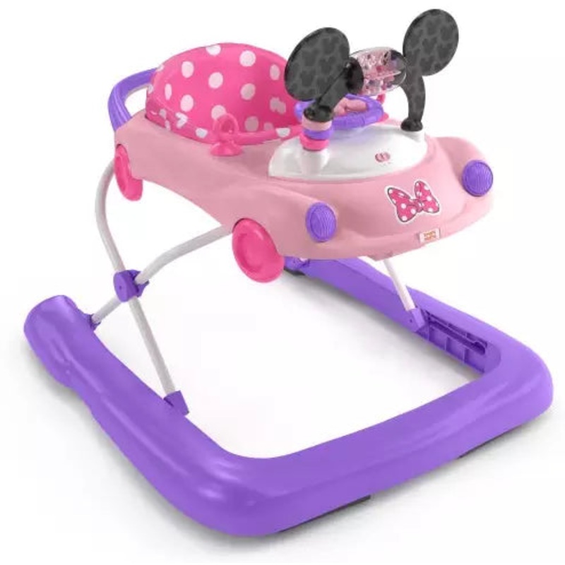 Bright Starts Minnie Mouse Go,Go Bows 3-in-1 Car Walker