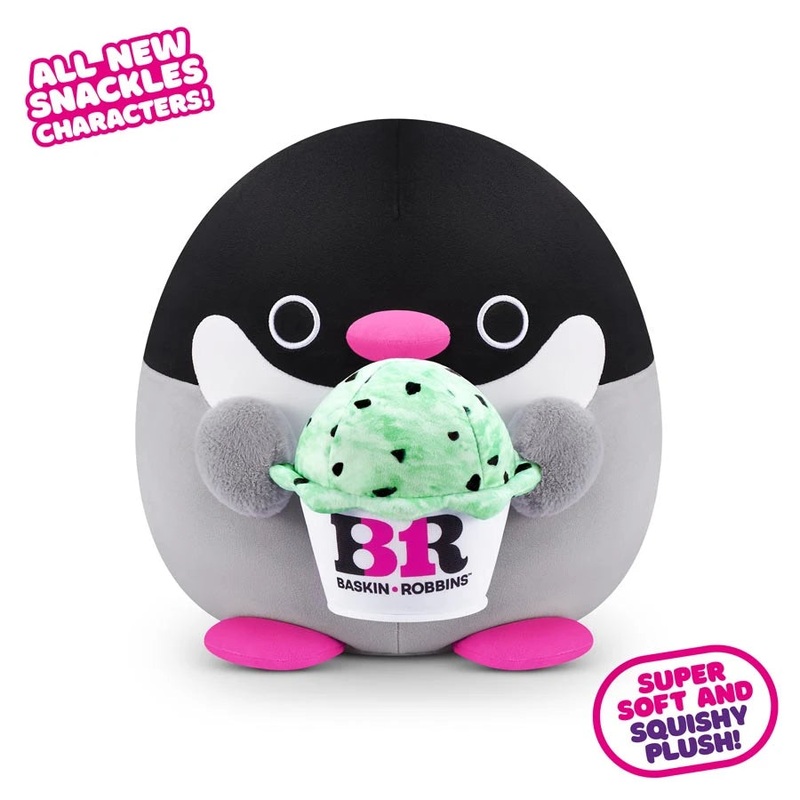 Zuru Snackles Series 2 – Penguin & Basink-Robbin 16 Plush