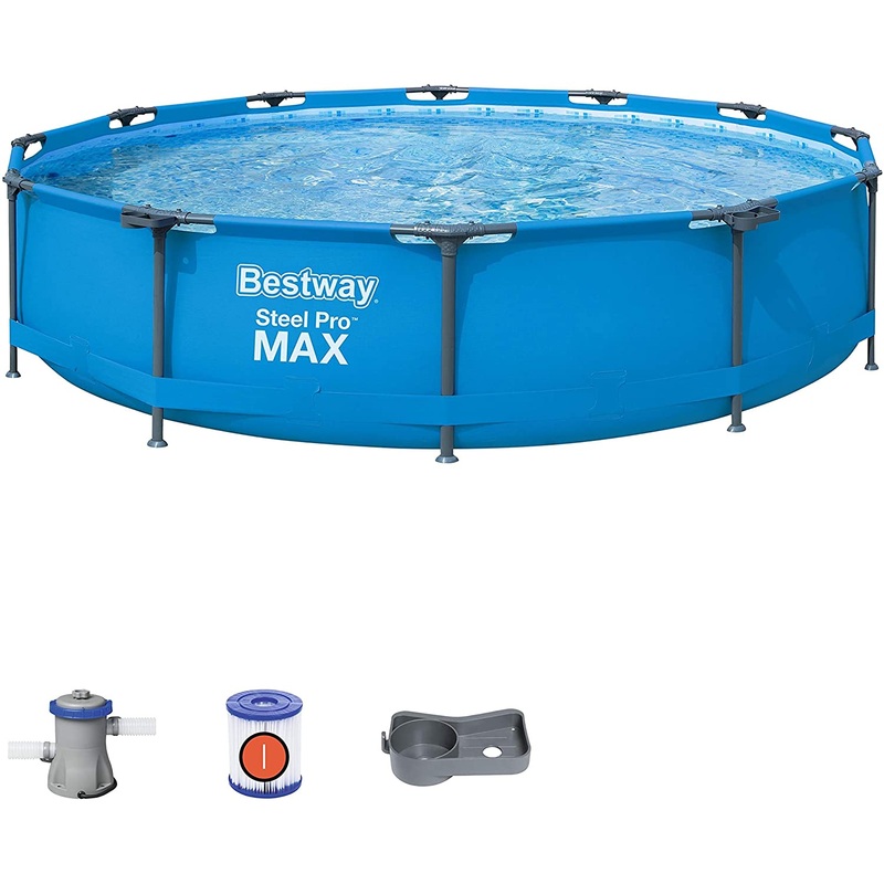 Bestway Steel Pro Frame Pool Set (12′ x 30/3.66m x 76cm)