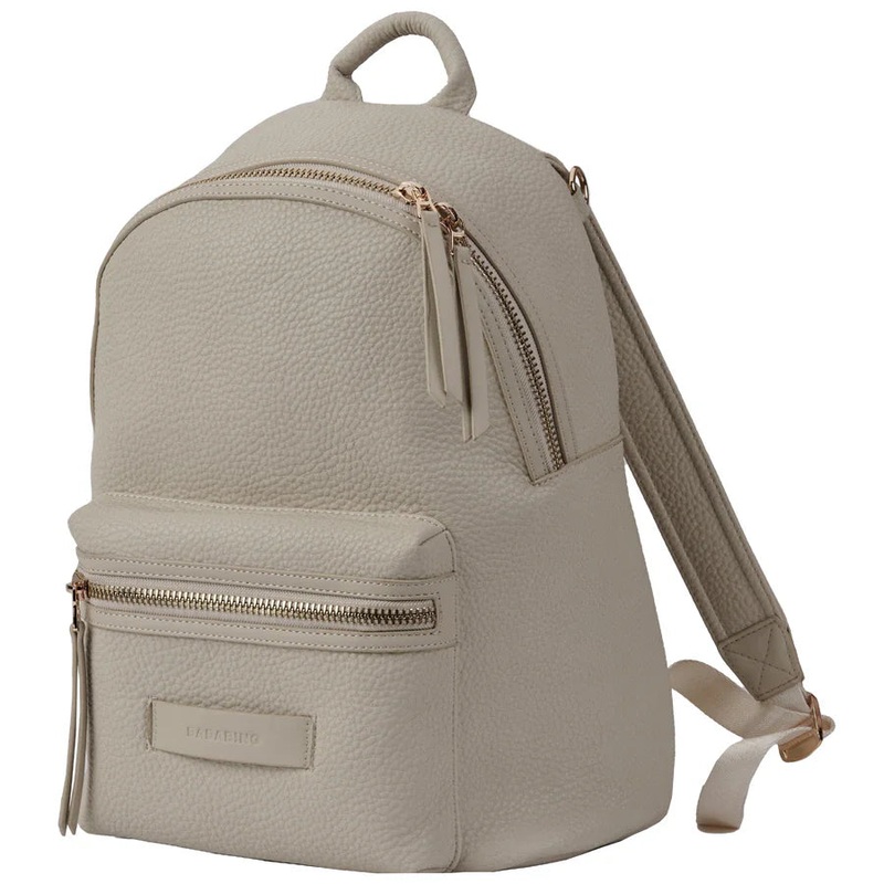 Bababing Tumble Leather Changing Bag (Sand)