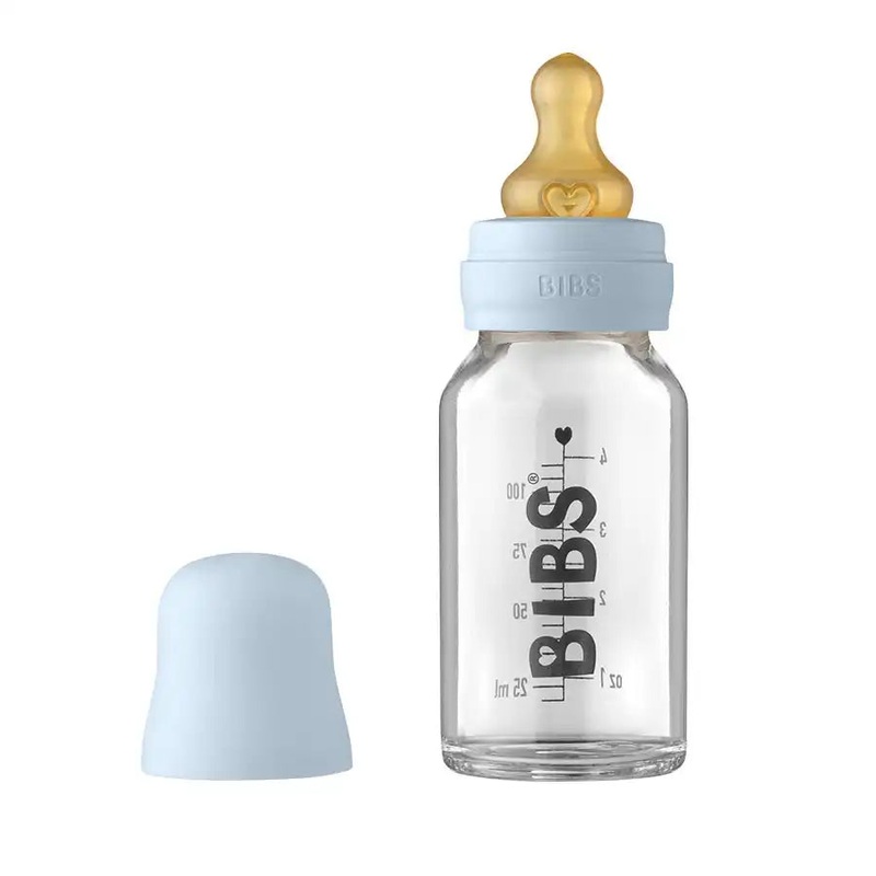 Bibs Baby Bottle 110ml (Baby Blue)