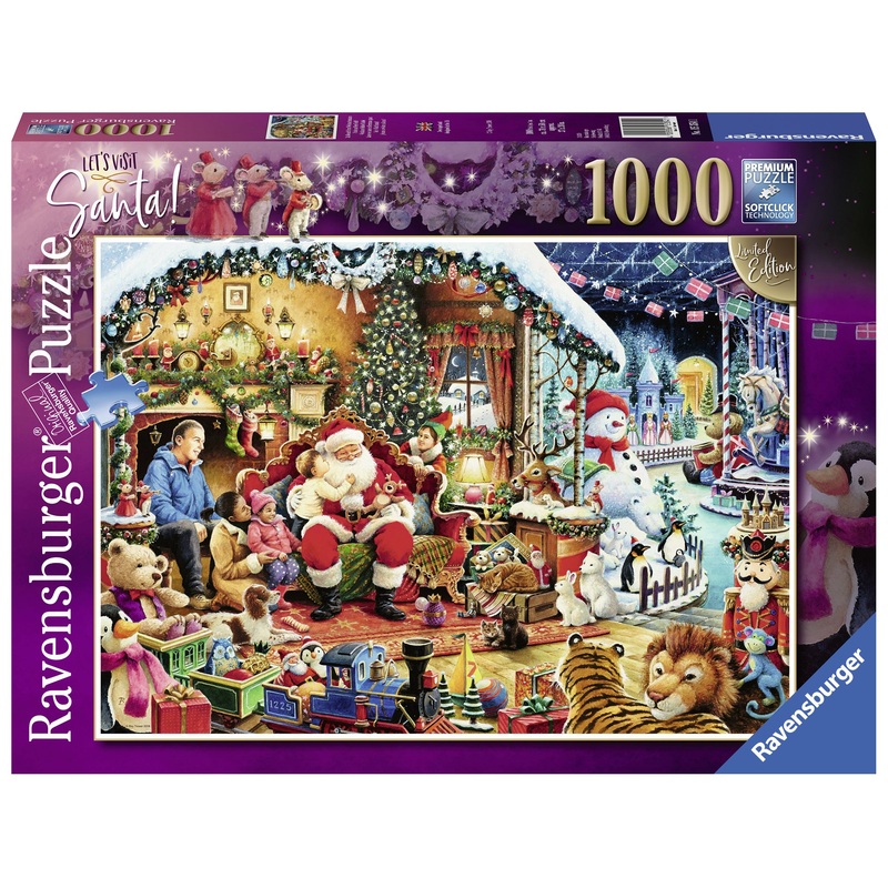 Ravensburger 153541 1000 P Let’s Visit Santa!