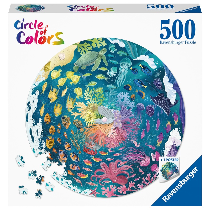 Ravensburger 171705 500 P Circle of colors-Ocean