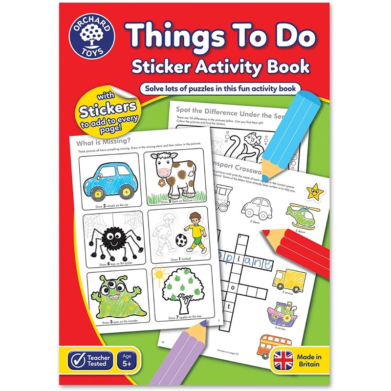 Orchard Toys CB06 Activity Book – Things to Do
