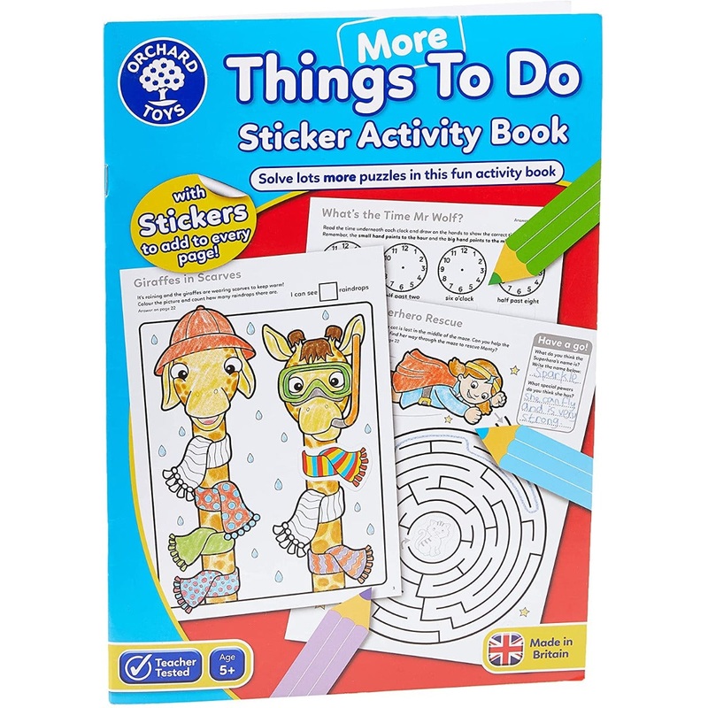 Orchard Toys CB13 Activity Book – Things to Do