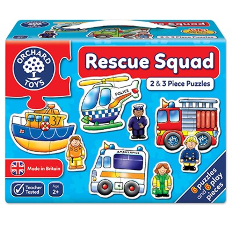 Orchard Toys First Puzzle – 2&3 Piece Rescue Squad