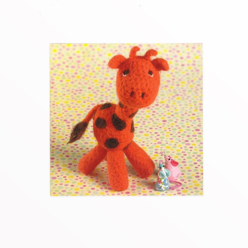 Blank Card Giraffe(15X15cm)