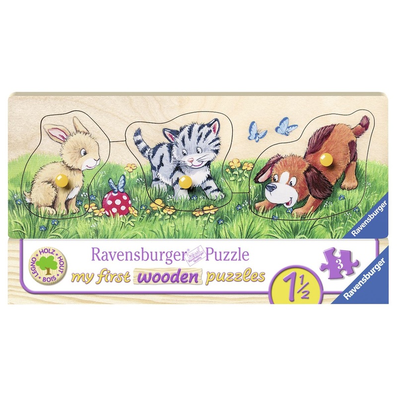 Ravensburger 080465 3 x 49 Pieces Tiger Kittens