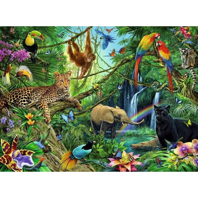 Ravensburger 126606 200 XXL Pieces Animals in the Jungle