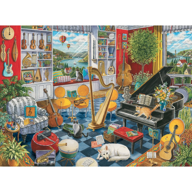 Ravensburger 168361 500 Pieces The Music Room