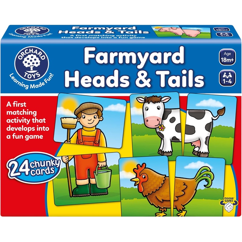 Orchard Toys 018 Farmyard Heads & Tails