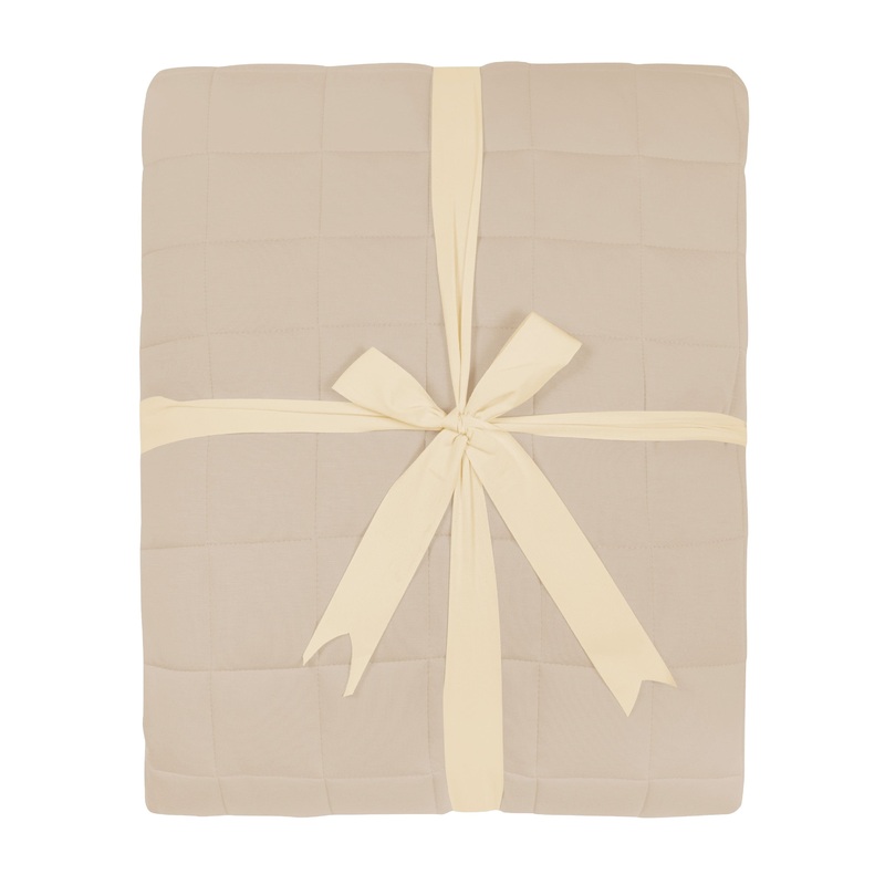 Adult Quilted Blanket in Almond 3.5