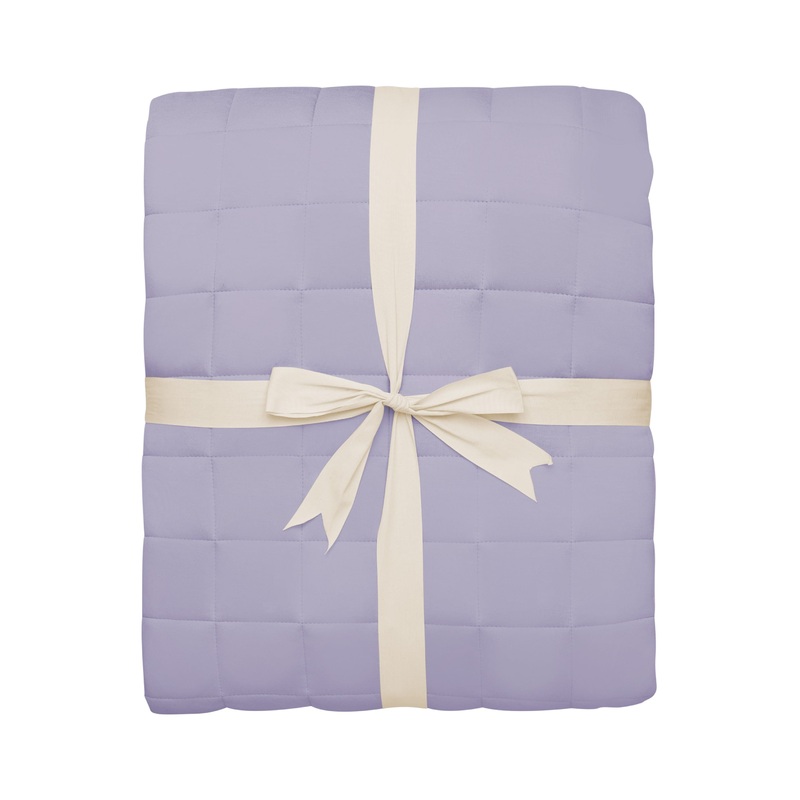 Adult Quilted Blanket in Taro 3.5