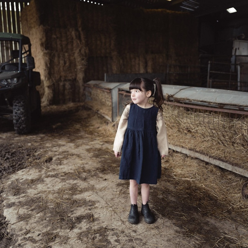 Aspen Dress – Linen – Midnight