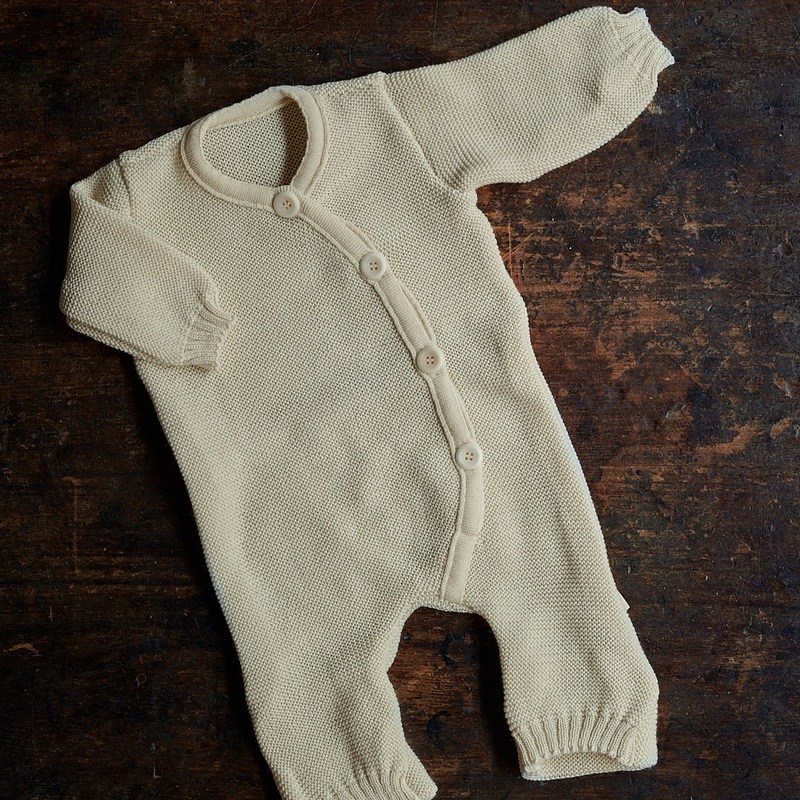 Baby Merino Wool Suit – Natural