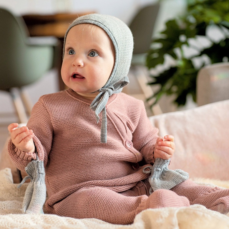 Baby Merino Wool Suit – Rose