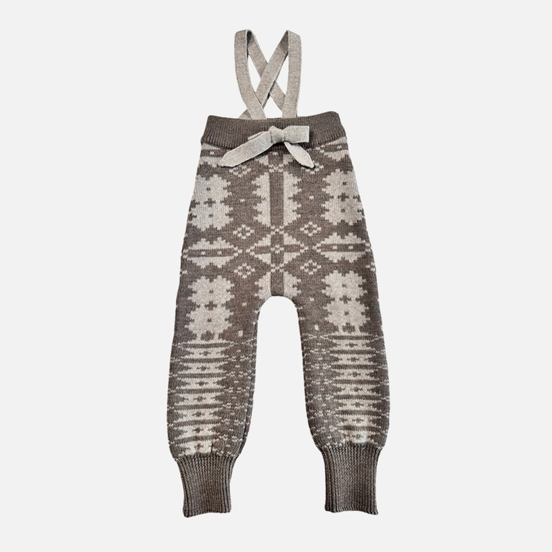 Baby & Kids Merino Wool Eryri Pants – Morel/Wheat