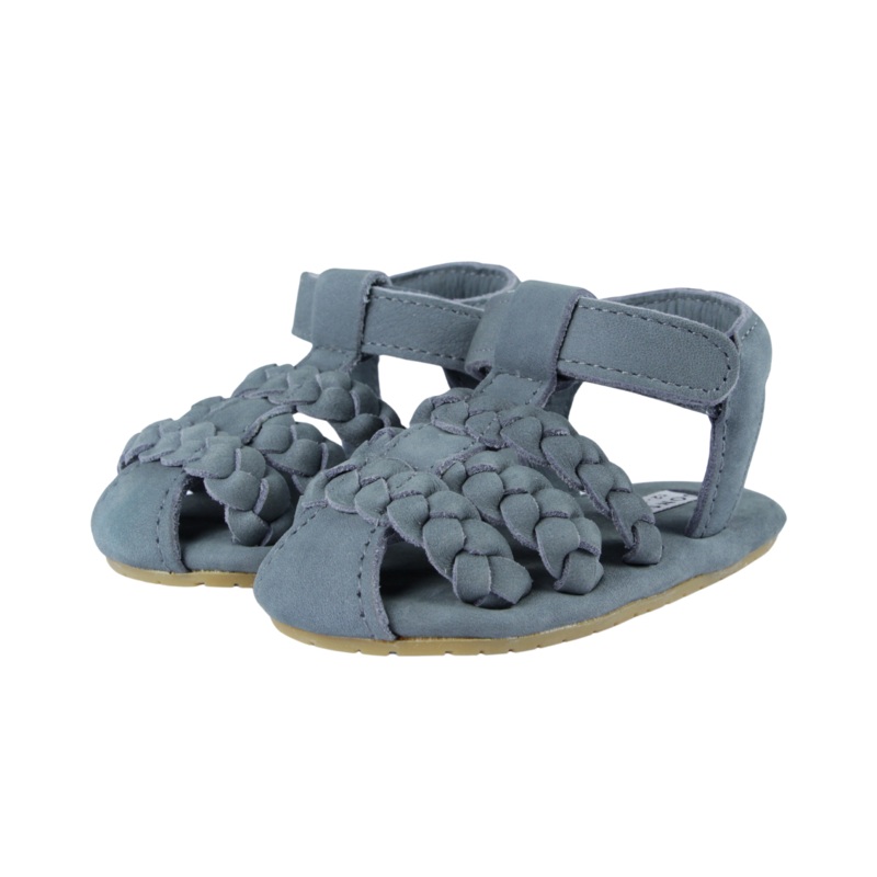 Pam Sandals | Petrol Nubuck