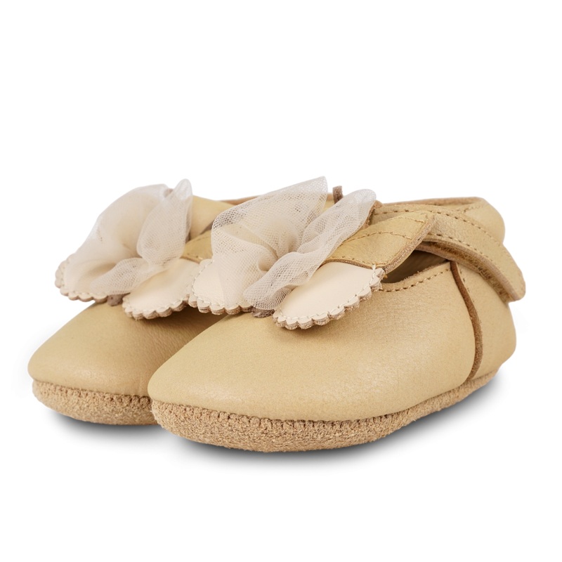 Amdy Shoes | Gold Metallic Nubuck