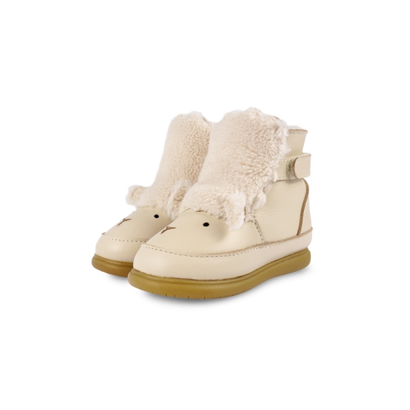 Dubu Exclusive Shoes | Lammy | Cream Leather