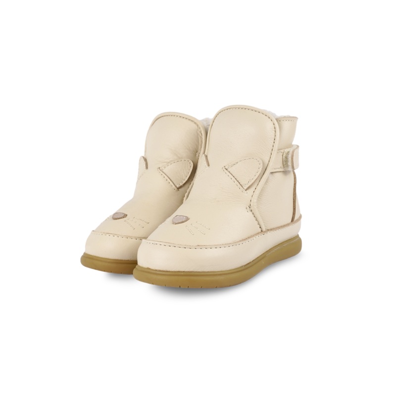 Dubu Special Shoes | Kitten | Cream Leather