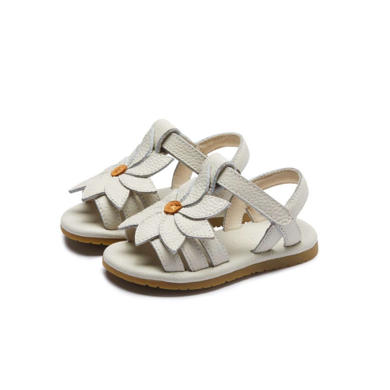 Jiles Fields Sandals | Daisy | Off White Leather