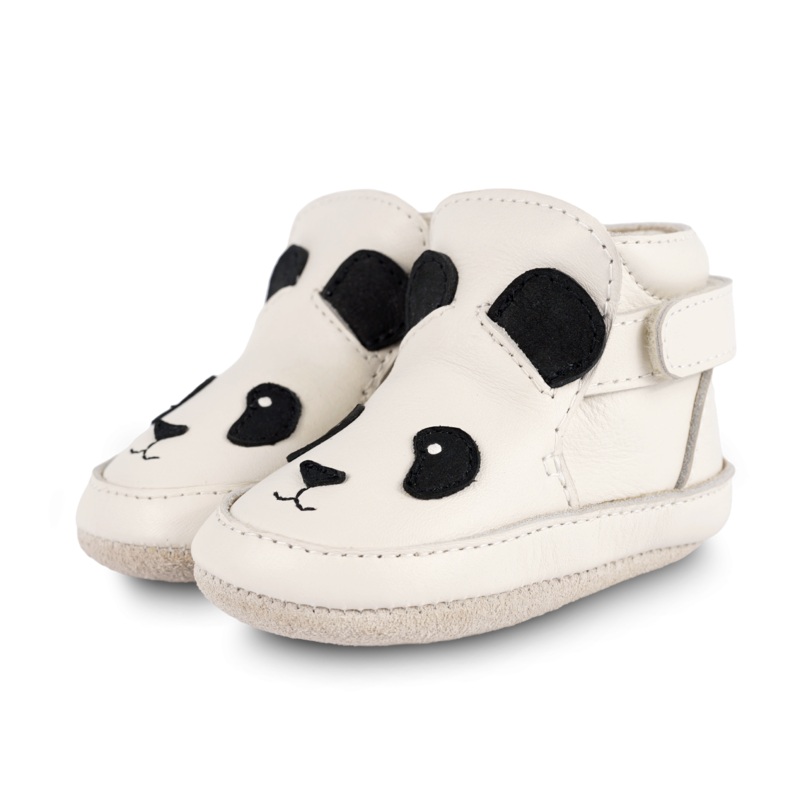Morris Sneakers | Panda | Off White Leather
