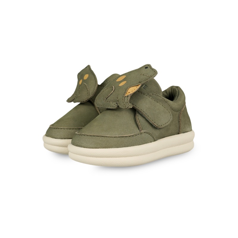 Nellu Sneakers | Frog | Stone Nubuck