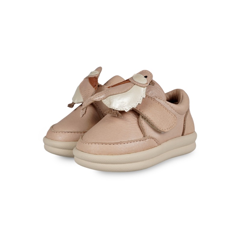 Nellu Sneakers | Pink Chickadee | Powder Metallic Nubuck