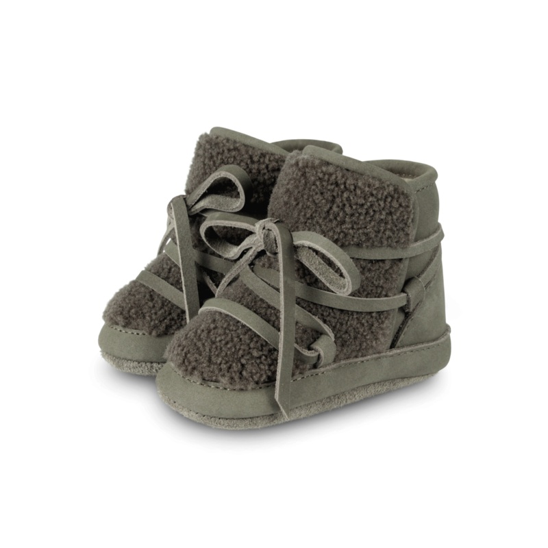 Cassi Booties | Stone Nubuck