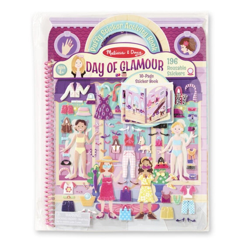 Deluxe Puffy Sticker Album – Day of Glamour