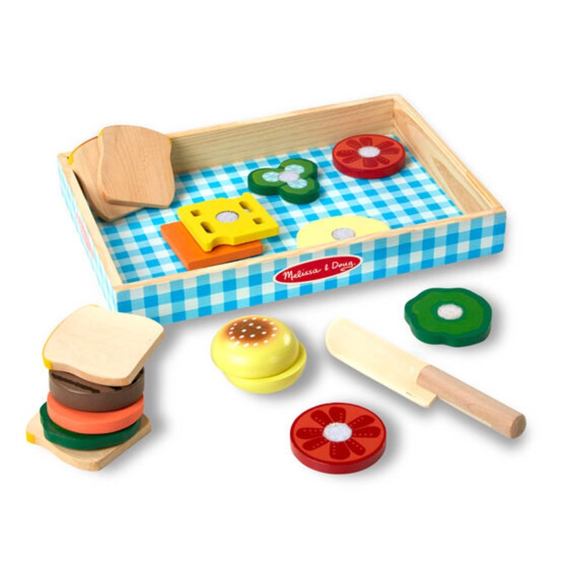 Sandwich Making Set – Wooden Play Food