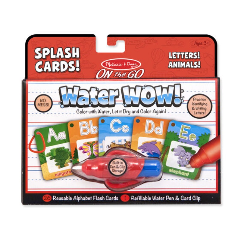 Water Wow! Alphabet Cards – On the Go Travel Activity