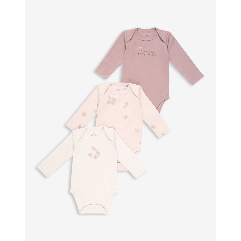 3 Pack Long Sleeves Bodysuits WSP1