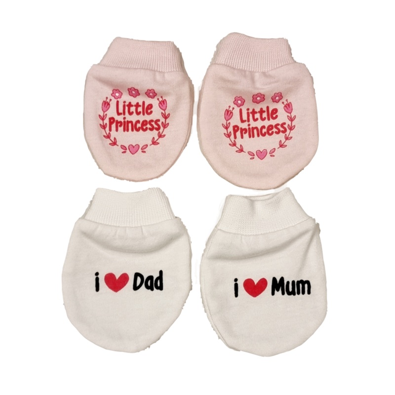 Preemie 2pcs Mitten Set – Little Princess